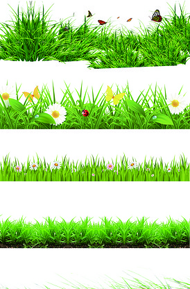 小草邊框圖片素材_小草邊框模板下載-VIP素材