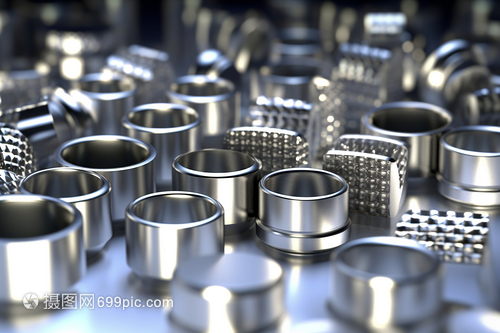 銀色的金屬配件