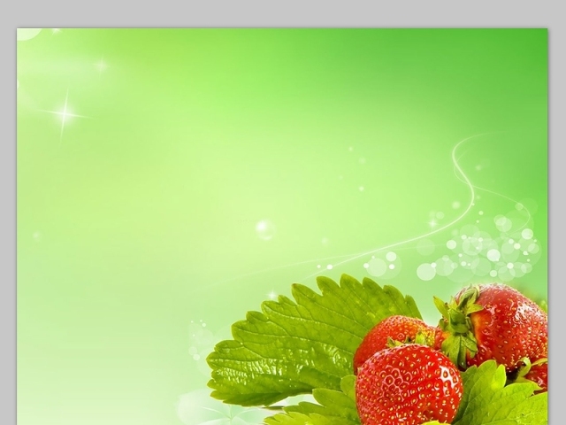 9張綠色淡雅ppt背景圖片