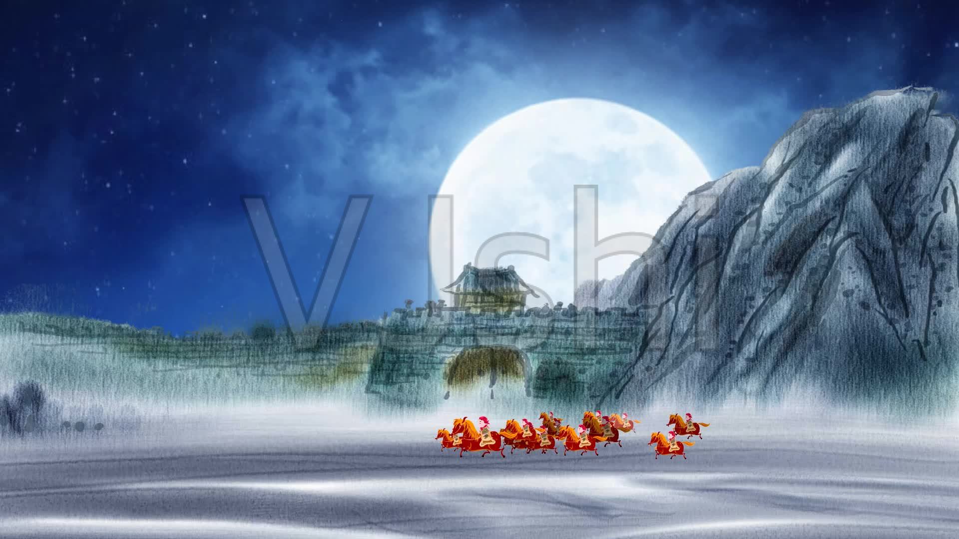 配樂成品出塞新學堂歌兒童歌曲_1920X1080_高清視頻素材下載(編號:2500408)_舞臺背景