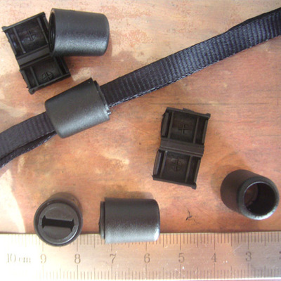 【塑膠扣 塑膠配件 繩扣 一次性鎖扣 織帶扣 插扣 塑膠鎖扣】價格,廠家,圖片,塑料零件,東莞市大民實業-