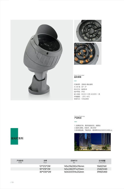 城市夜景戶外亮化工程燈具廠家產(chǎn)品圖冊畫冊