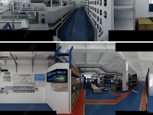 大型機(jī)電公司工廠車間生產(chǎn)線完整渲染場景設(shè)計模型下載
