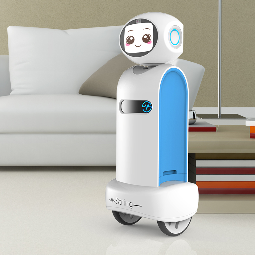 智能陪護機器人外觀和交互設計|電子產品|工業/產品|不銹鋼大腦門兒 - 原創設計作品 